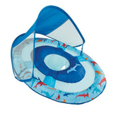 Swimways Sun Canopy Inflatable Baby Spring Float for Kids 9-24 Months, Shark Design