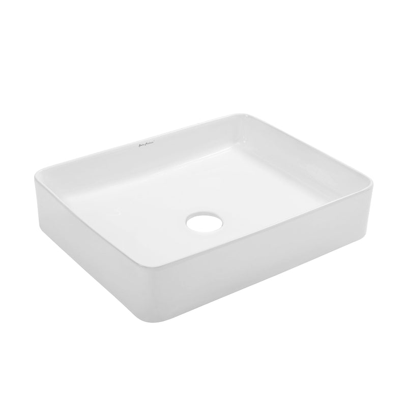 Swiss Madison Concorde Rectangle Ceramic Vessel Sink D4