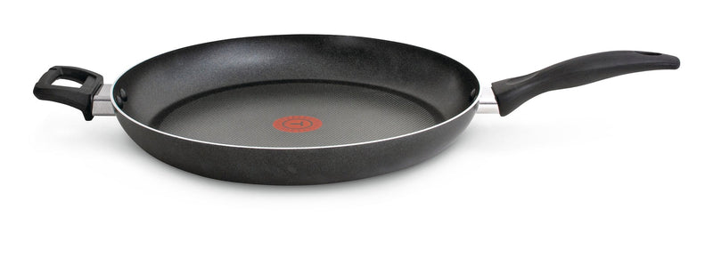 T-fal Giant Aluminum Non-Stick Frying Pan, Dishwasher & Oven Safe, Black, 13-in J8