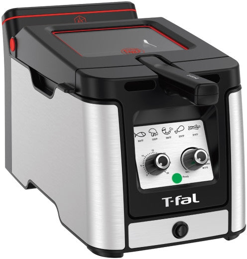 T-fal Odorless Deep Fryer, Stainless Steel, 3.5-L Q4