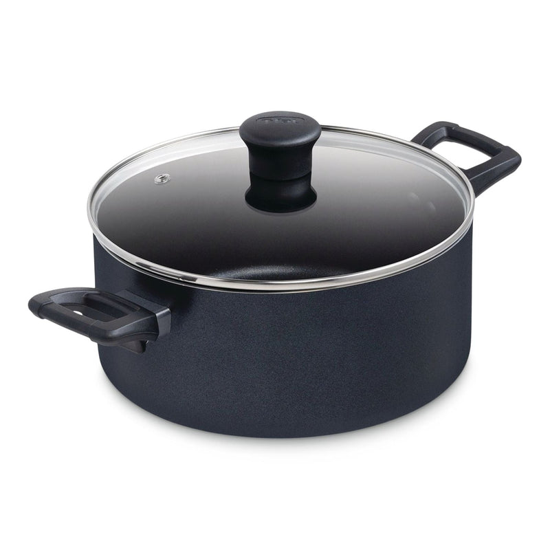 T-fal Viva Dutch Oven, Non-Stick, Dishwasher & Oven Safe, Black, 5-qt W3