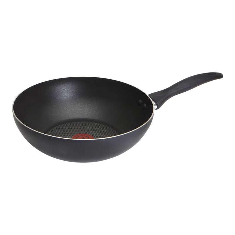 T-fal Viva Stir Fry Wok, Non-Stick, Dishwasher & Oven Safe, Black, 28cm B5