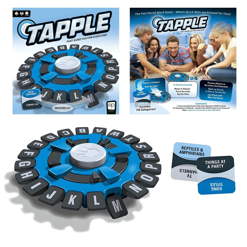 Tapple Word Fun Family Party Game, Fast Playing Game for Ages 8+ N0