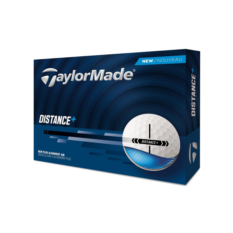 TaylorMade Distance+ Golf Balls, 12-pk, White B5