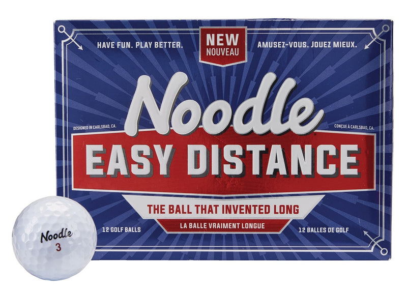 TaylorMade Noodle Easy Distance Golf Balls, White, 12-pk X0