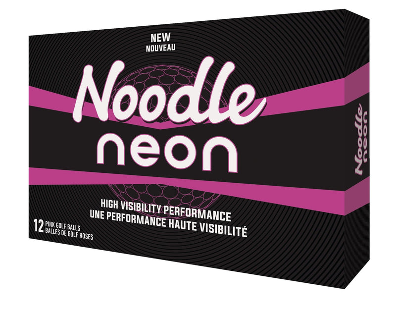 TaylorMade Noodle Neon Golf Balls, Pink, 12-pk E8