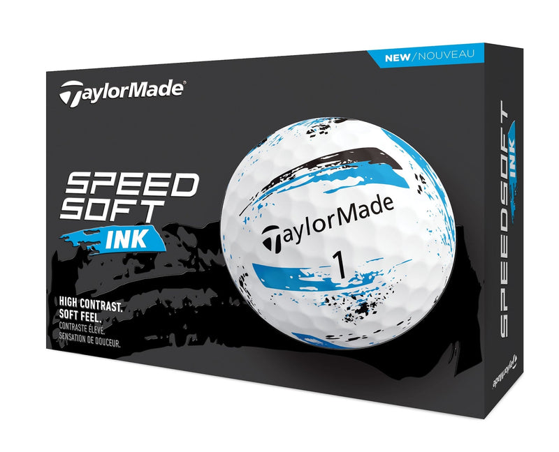 TaylorMade SpeedSoft Ink Golf Balls, 12-pk H0