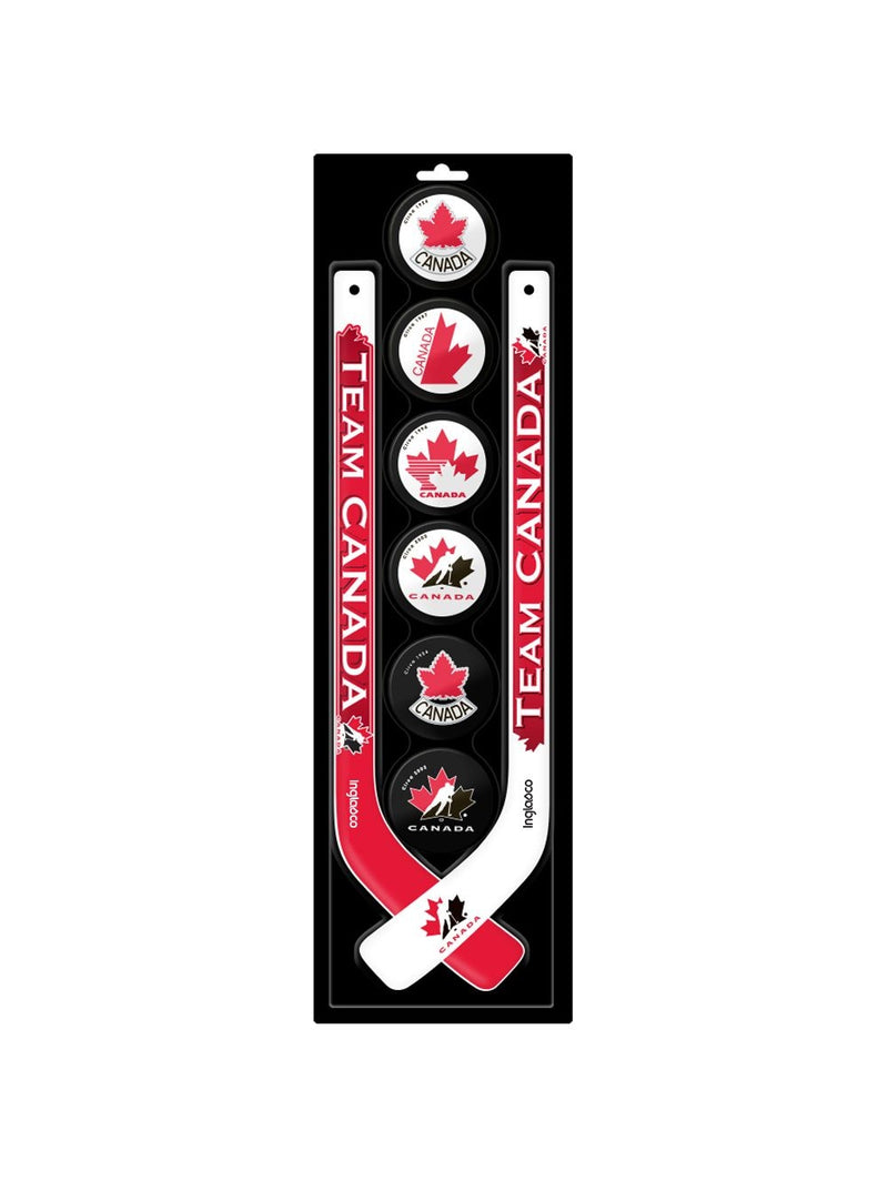 Team Canada Mini Hockey Stick Set, 8-pc R6