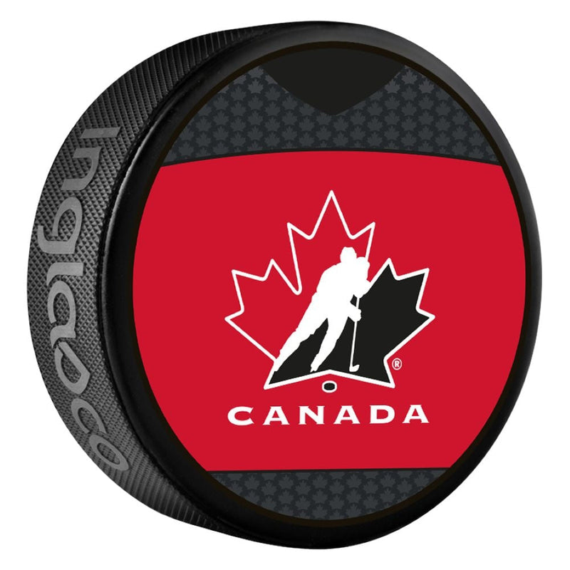 Team Canada Souvenir Hockey Puck, 6-oz Z8
