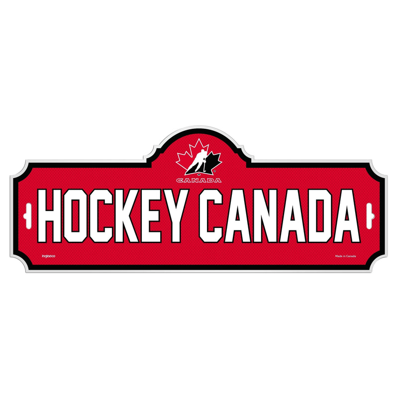 Team Canada/Hockey Canada Street Sign, For Hockey Fans/Collectors, 4-in x 15-in B7