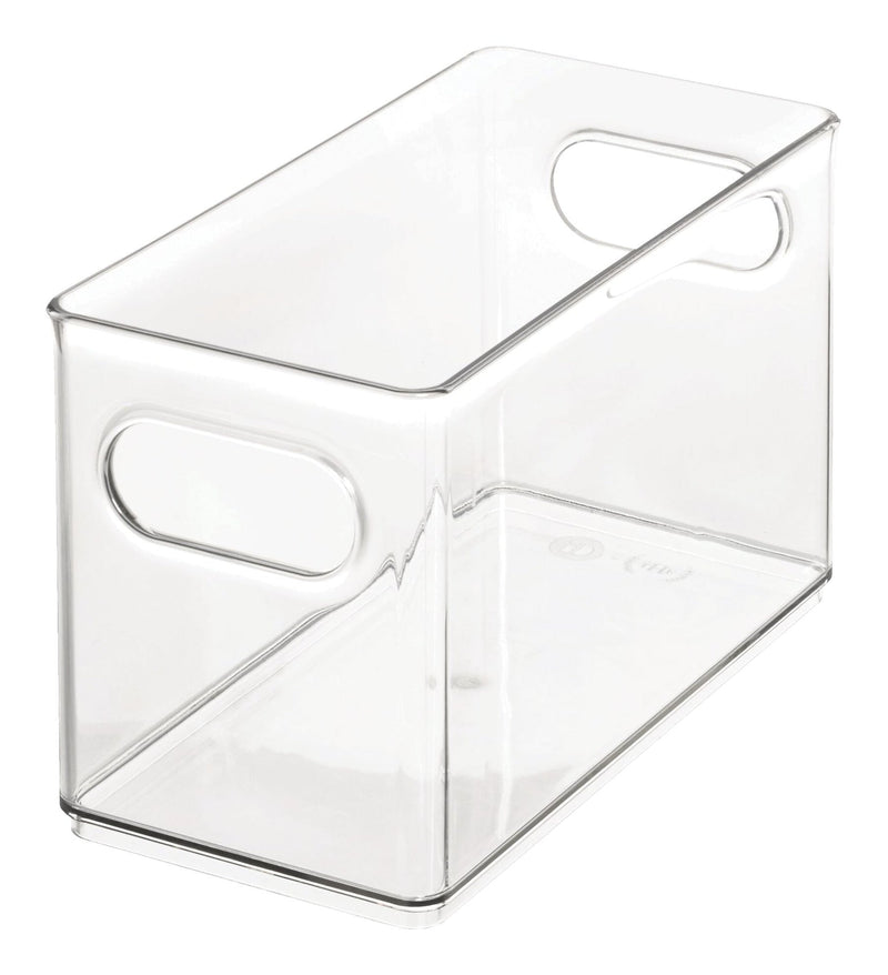 The Home Edit x iDESIGN Clear Plastic Narrow Stacking Pantry Bin Storage Organizer C1