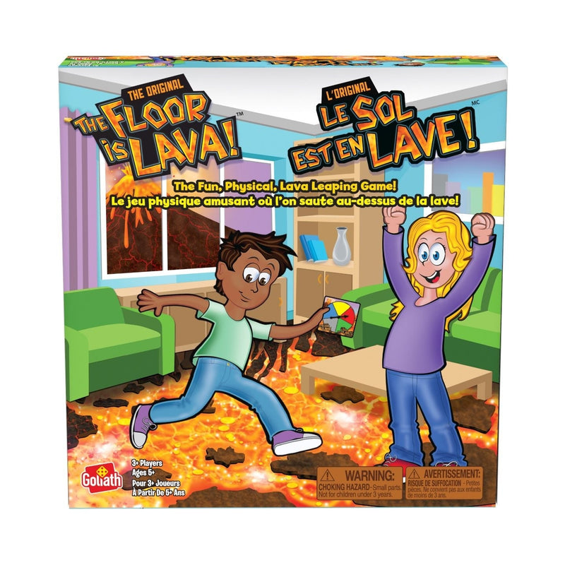 The Original The Floor is Lava Bilingual Family Game, Ages 5+ F1