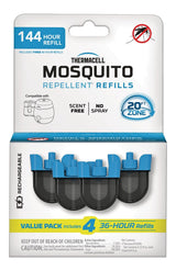 Thermacell E-ZoneGuard Rechargeable Mosquito Repellent Refill 144-Hour Pack