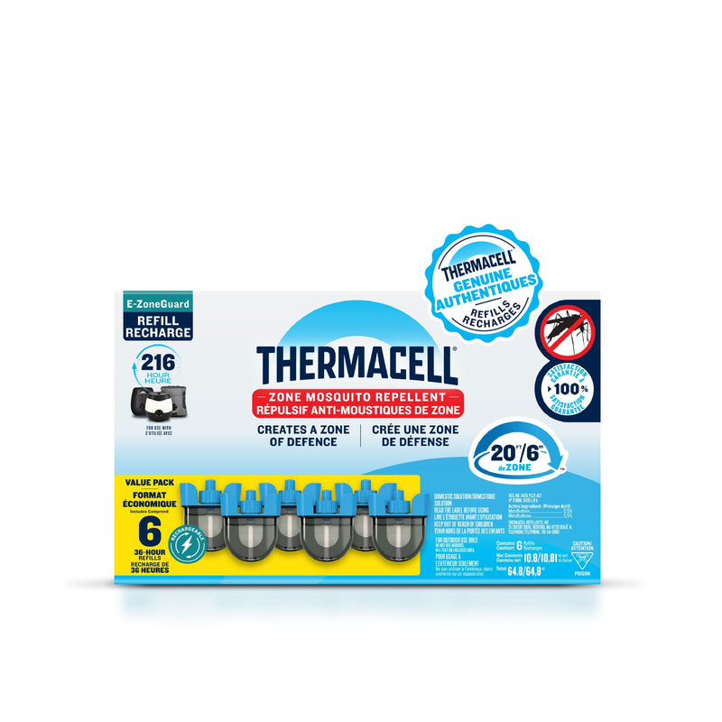 Thermacell Rechargeable 216 Hour Refill Bulk Pack, 6 36-Hour Refills D7