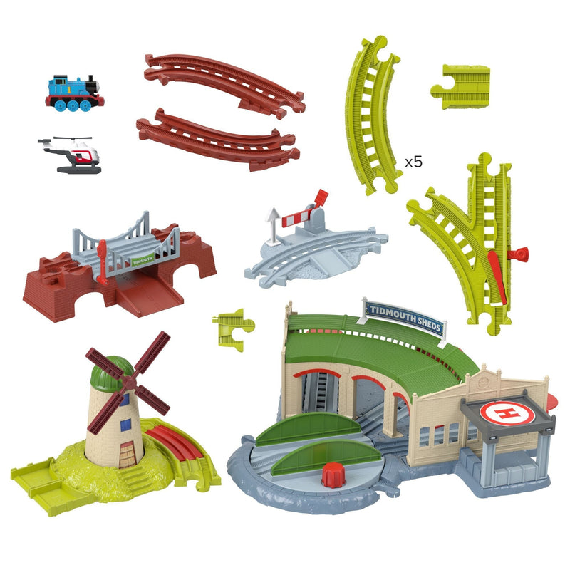 Thomas and Friends Tidmouth Sheds Pushalong Trackset V2