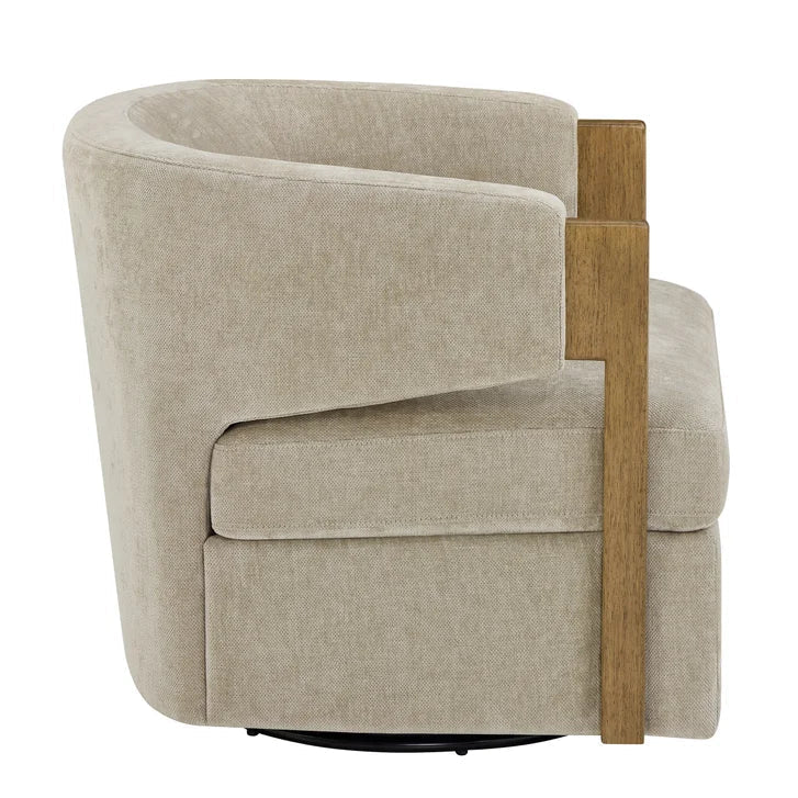 Thomasville - Fabric Swivel Chair W4
