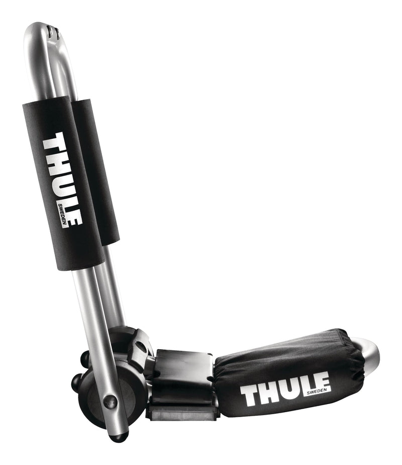 Thule 835 Hull-a-Port Pro Rooftop J-Stacker Roof Top Mount Kayak Rack, Adjustable, 34-in, 2-pc S5