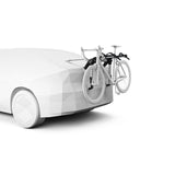 Thule OutWay 2-Bike Black/Aluminium Hanging Trunk Bike Rack
