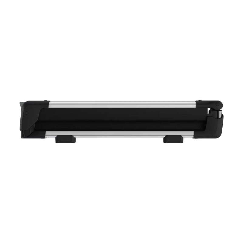 Thule SnowPack Stainless Steel Roof Top Mount Ski/Snowboard Rack, Medium, Black, 2-pc K4