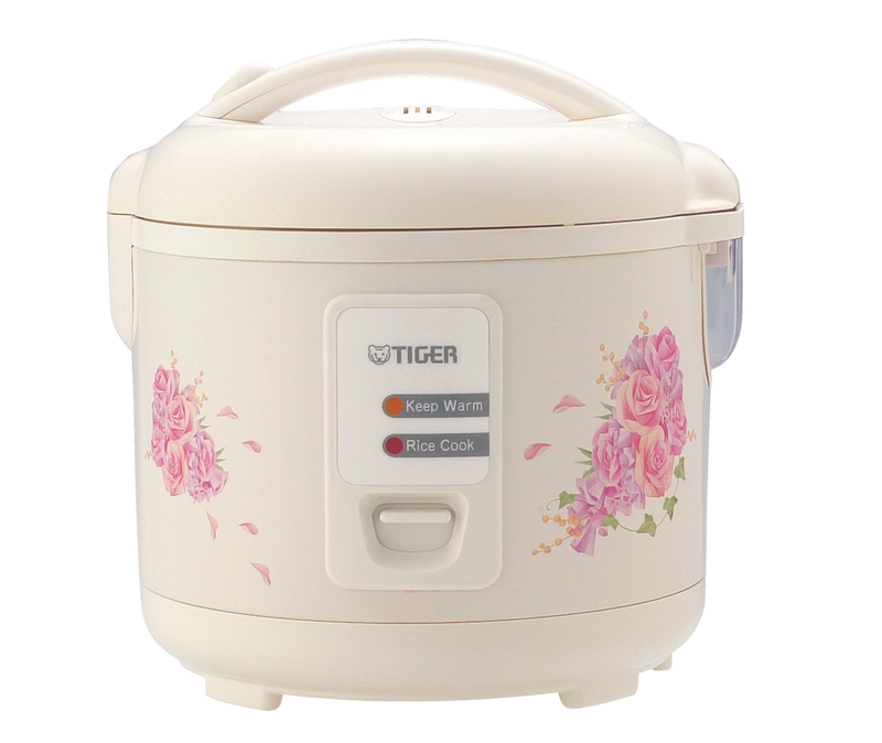 Tiger Non-Stick Rice Cooker & Steamer, White, 5.5 Cups A1