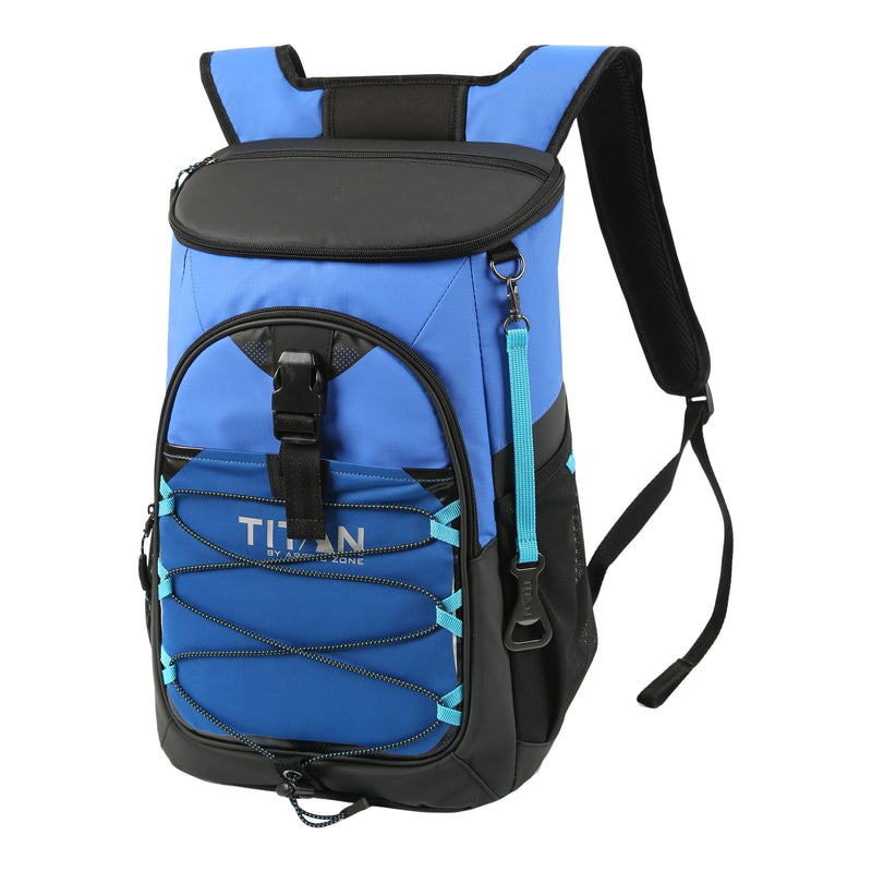 Titan by Arctic Zone 24 Can Insulated Backpack Cooler, Blue P9
