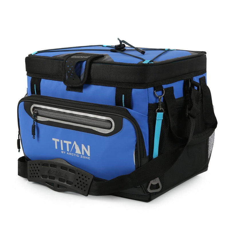 Titan by Arctic Zone 30 Can Zipperless Hardbody Cooler, Blue I5