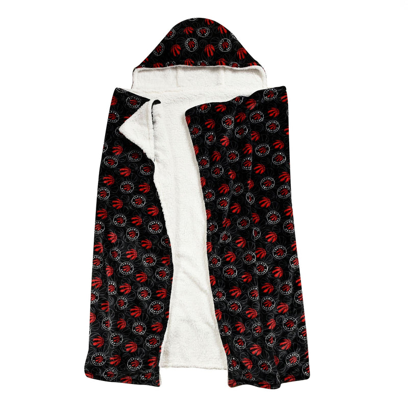 Toronto Raptors Hooded Ultra Plush Blanket B6