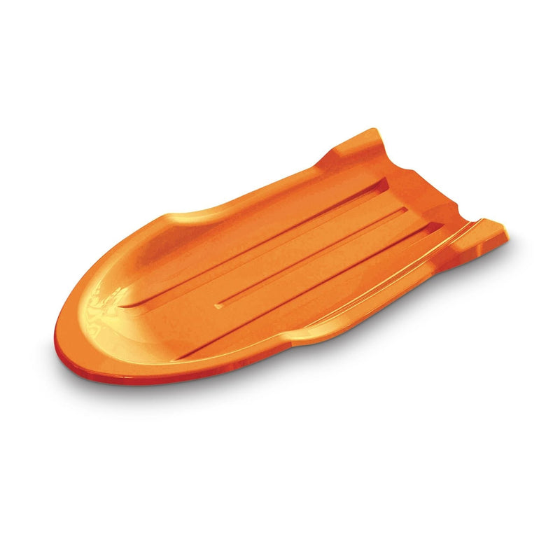 Torpedo Kids' 2-Person Lightweight Plastic Winter Snow Sled Toboggan J0