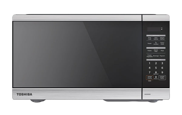 Toshiba ML3-EM16PAI(SS)/CA Countertop Microwave with Smart Sensor Cooking, 1200W, 1.6-cu.ft, Stainless Steel C4