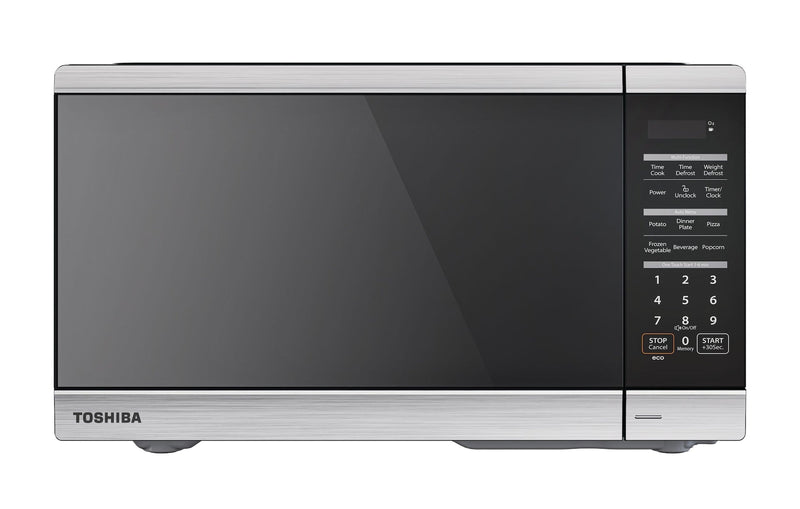Toshiba ML3-EM16PAI(SS)/CA Countertop Microwave with Smart Sensor Cooking, 1200W, 1.6-cu.ft, Stainless Steel C4
