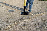 Tradesman Steel Leveling Garden Tamper with Rubber Grip, 10-in x 10-in