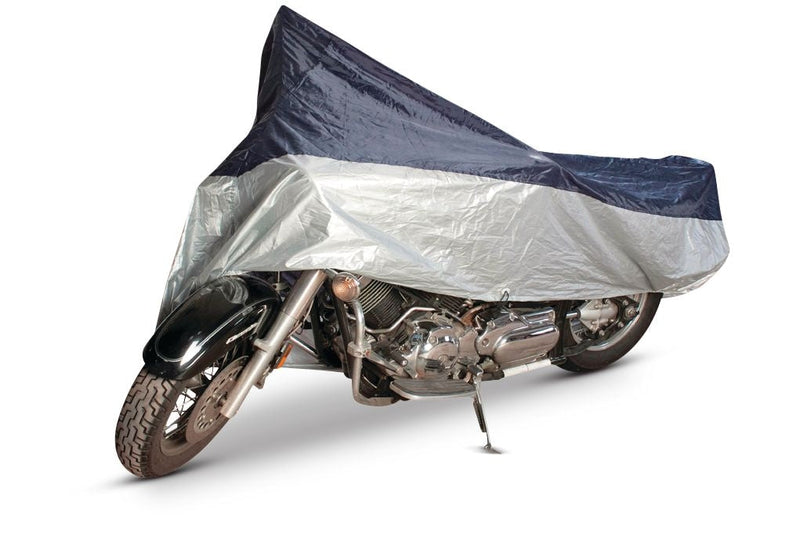 TRIPEL 200 Series Fabric Motorcycle Cover for Water & UV Resistance, Large G7