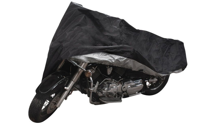 Tripel Premium Polyester Motorcycle Cover, Black, Large R3