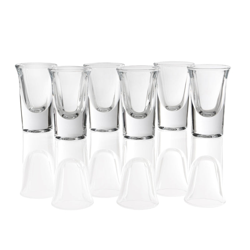 Trudeau Shot Glasses Set, 1-oz Capacity, 30-mL, 6-pc Y3