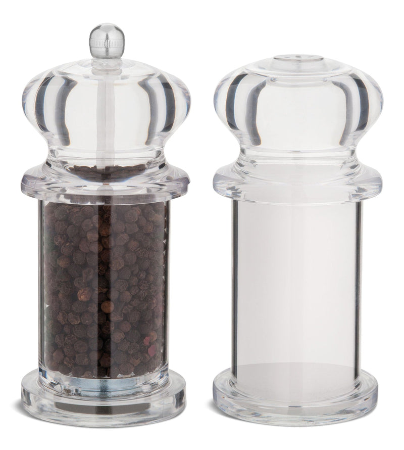Trudeau Traditional Pepper Mill & Salt Shaker, 5.5-in T2