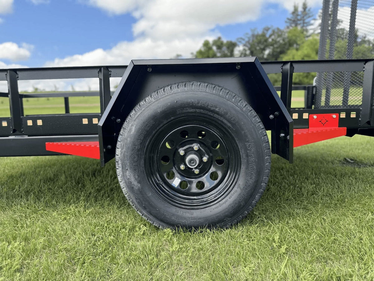 True North 60-in x 10-ft Landscape Utility Trailer with Ramp Gate