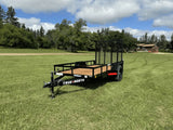 True North 60-in x 10-ft Landscape Utility Trailer with Ramp Gate