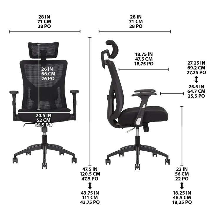 TrueWellness Mesh Office Chair B9