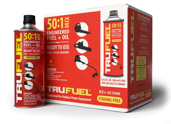 TruFuel 50:1 Pre-Mixed Gas & Oil for 2-Cycle Engines, 946 ml L6