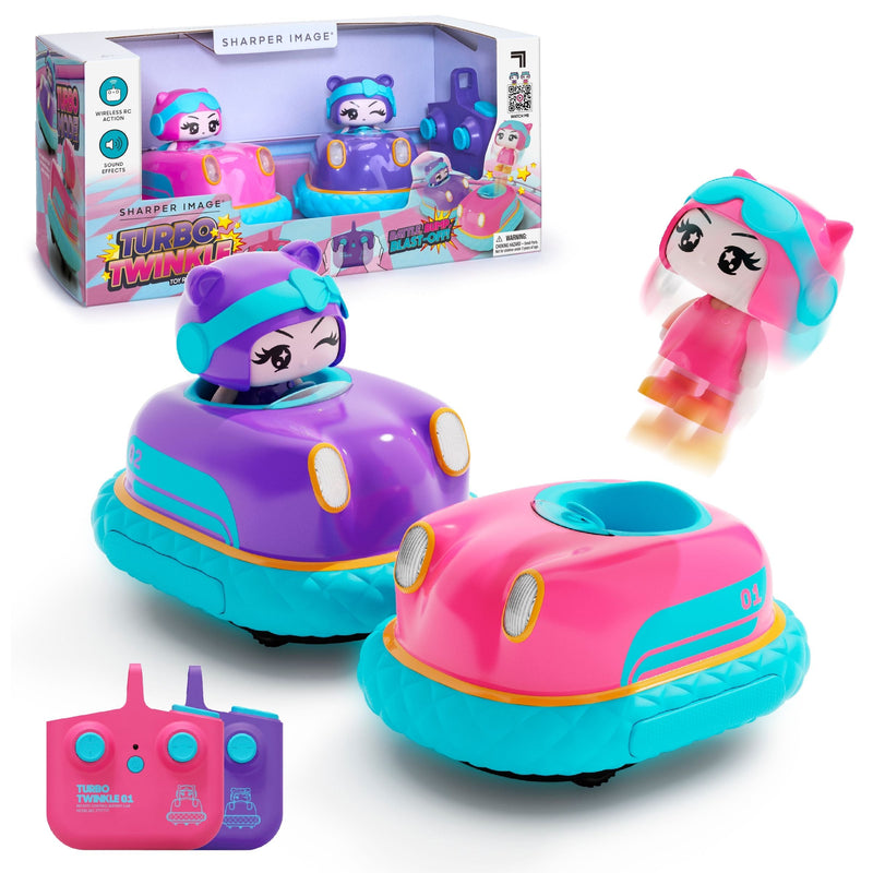 Turbo Twins Bumper Cars Pink S3