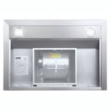 Turin Astra Pro Wall-Mounted Range Hood, Stainless Steel, 30-in