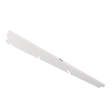 type A Double Track S-33 Shelf Bracket, White, 15-in