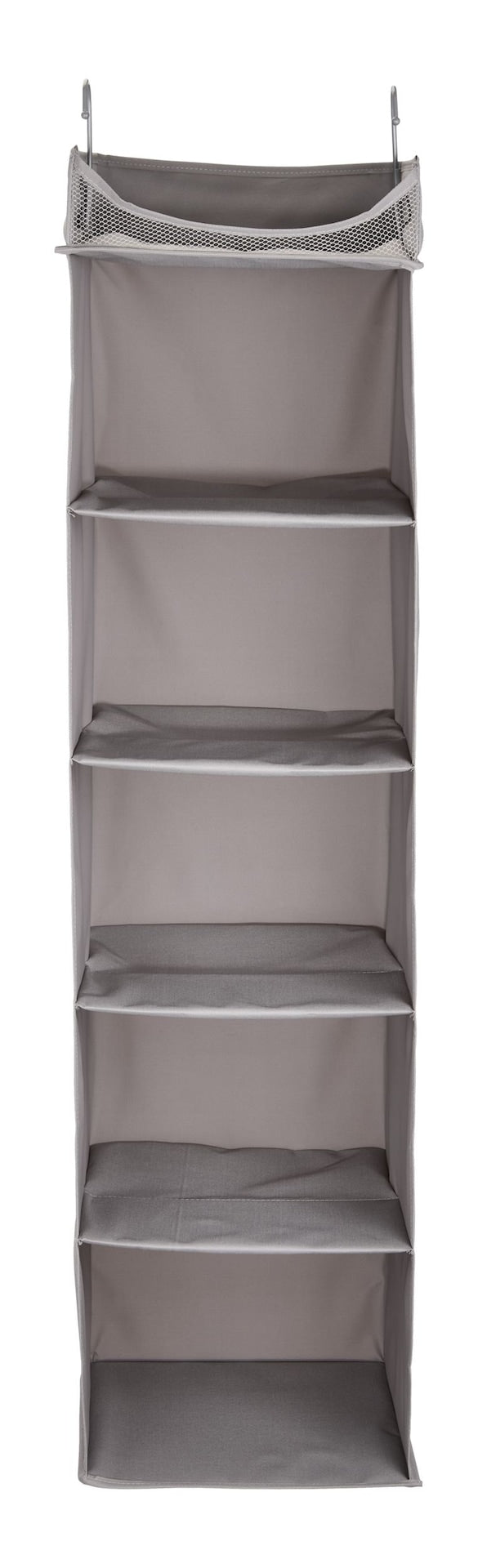 type A Ease 8-Shelf Hanging Closet Organizer, Grey S9