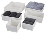 type A Soft Fabric All-Purpose Storage Box Set, 6-pk