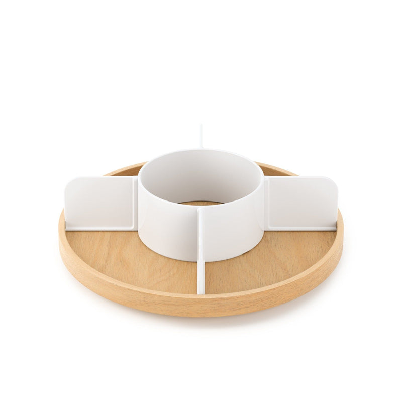 Umbra Bellwood 5-Section Lazy Susan with Removable Dividers U4