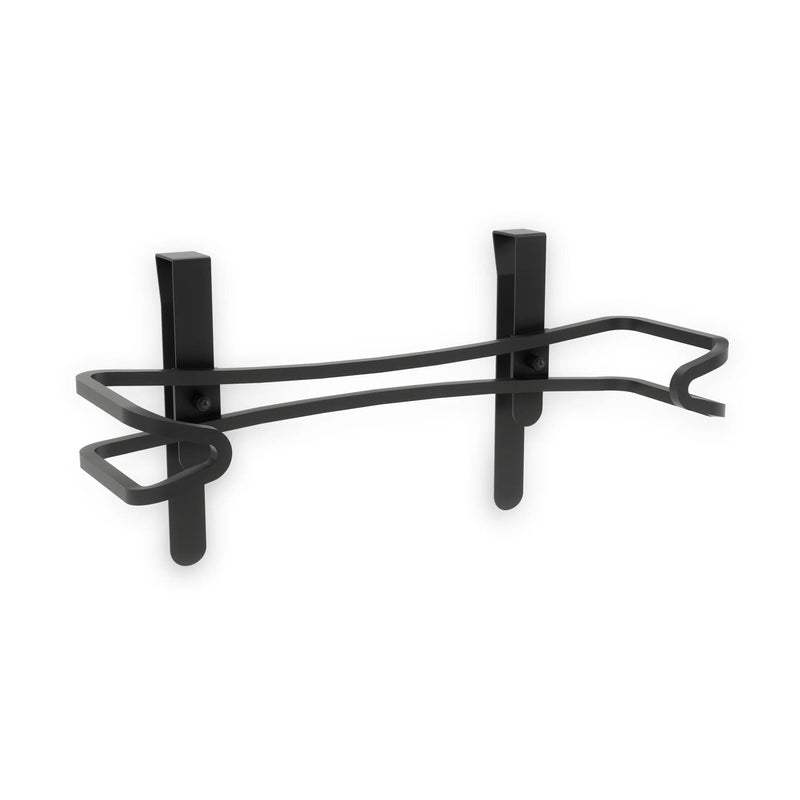 Umbra Squire Under Cabinet/Wall Mount Metal Paper Towel Holder with Mounting Hardware, Black D4