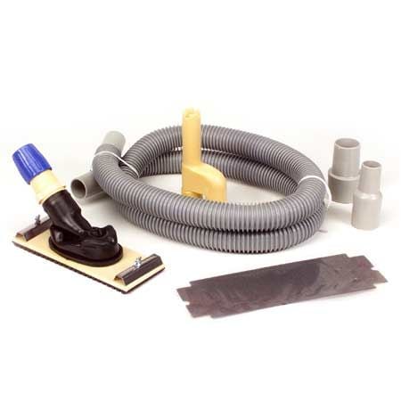 Vac-Pole Dust-Free Sander Kit with 6-in Hose, Shop-Vac/Vacuum Adaptors & Medium Grit Sandpaper X0