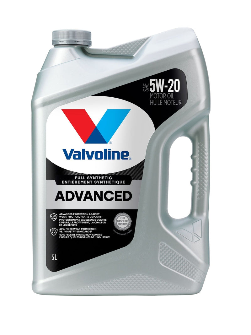 Valvoline Advanced Synthetic Motor Oil, Jugs W7