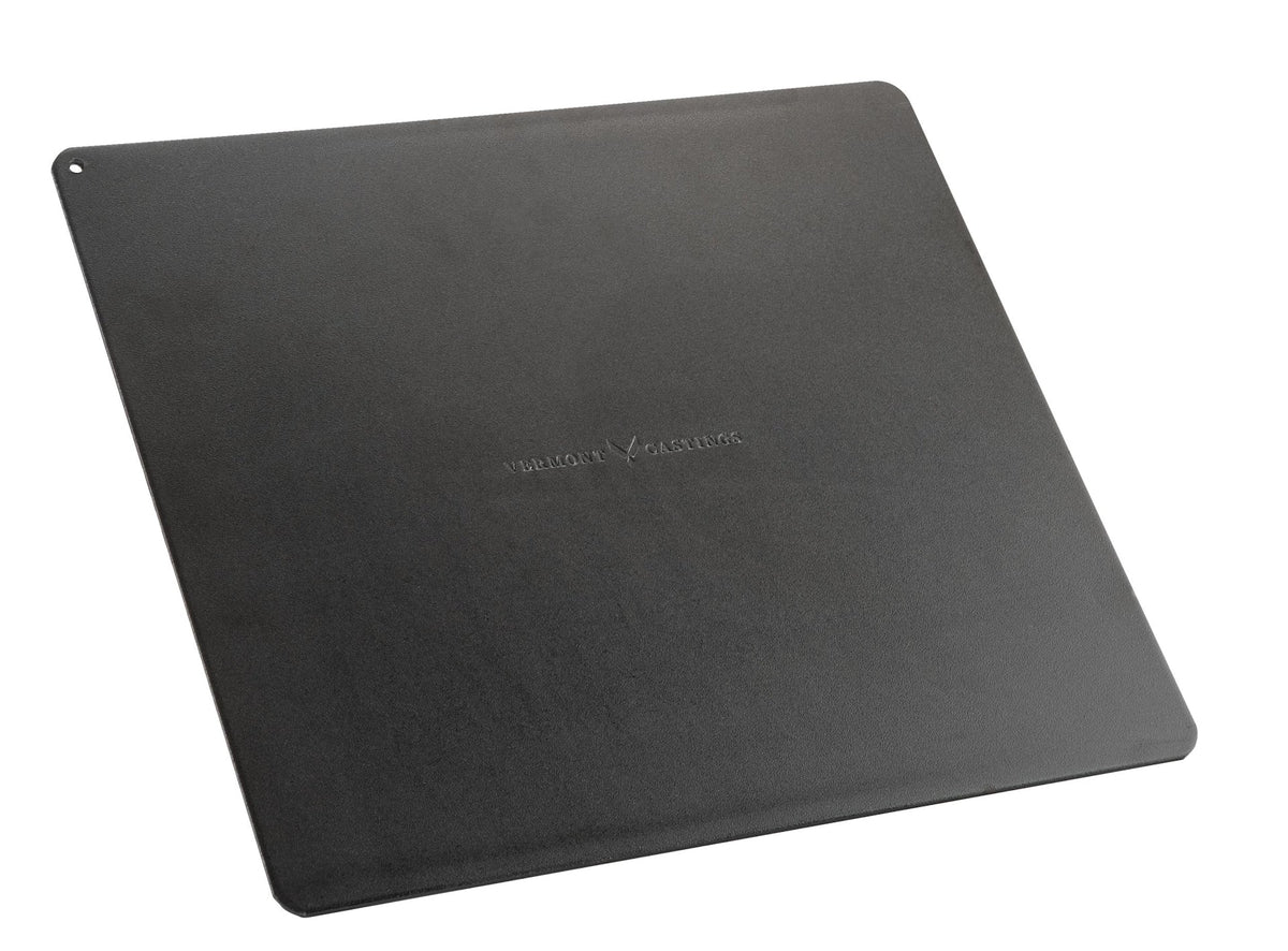 Vermont Castings Carbon Steel Square-Shaped Reversible Baking Oven & Pizza Steel, 16 x 14-in