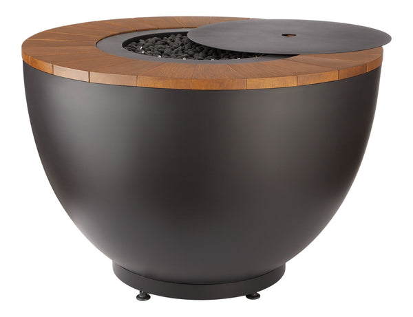 Vermont Castings Round Outdoor Gas Fire Table, 65,000 BTUs, 36-in V8